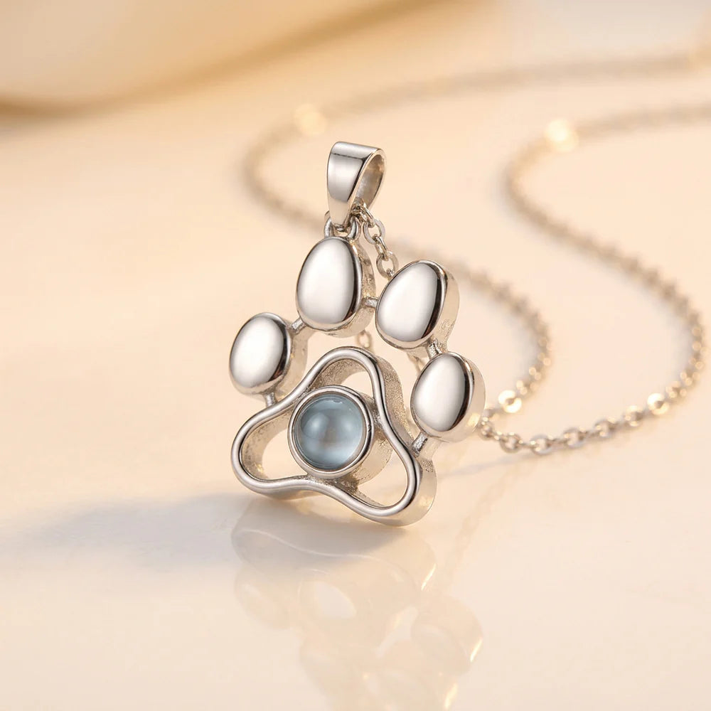 Collar Huellitas Love con foto personalizada