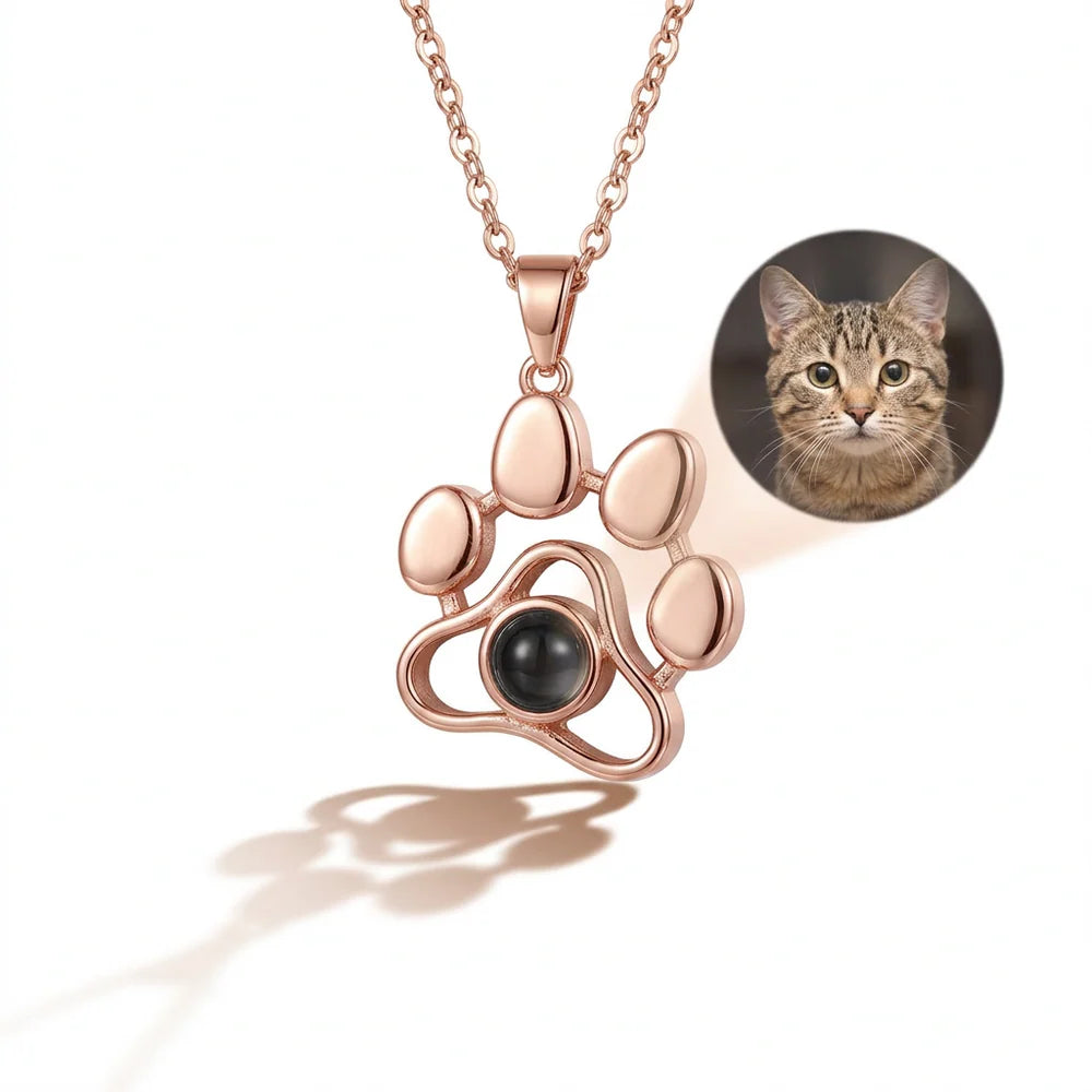 Collar Huellitas Love con foto personalizada