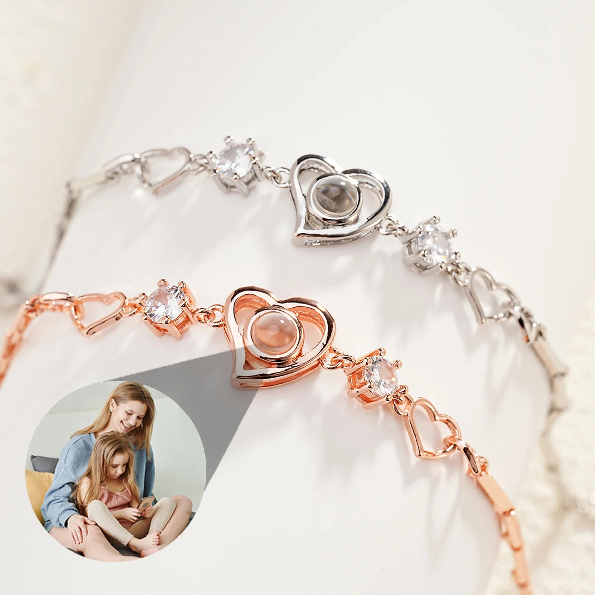 Brazalete con foto de proyección personalizada