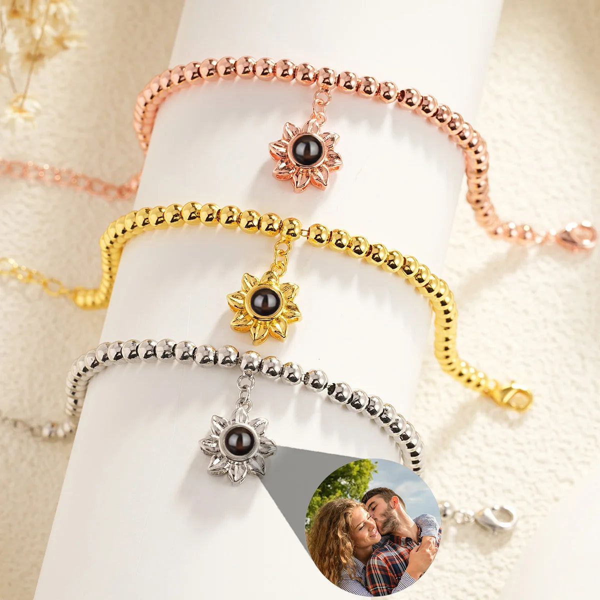 Brazalete con foto de proyección personalizada
