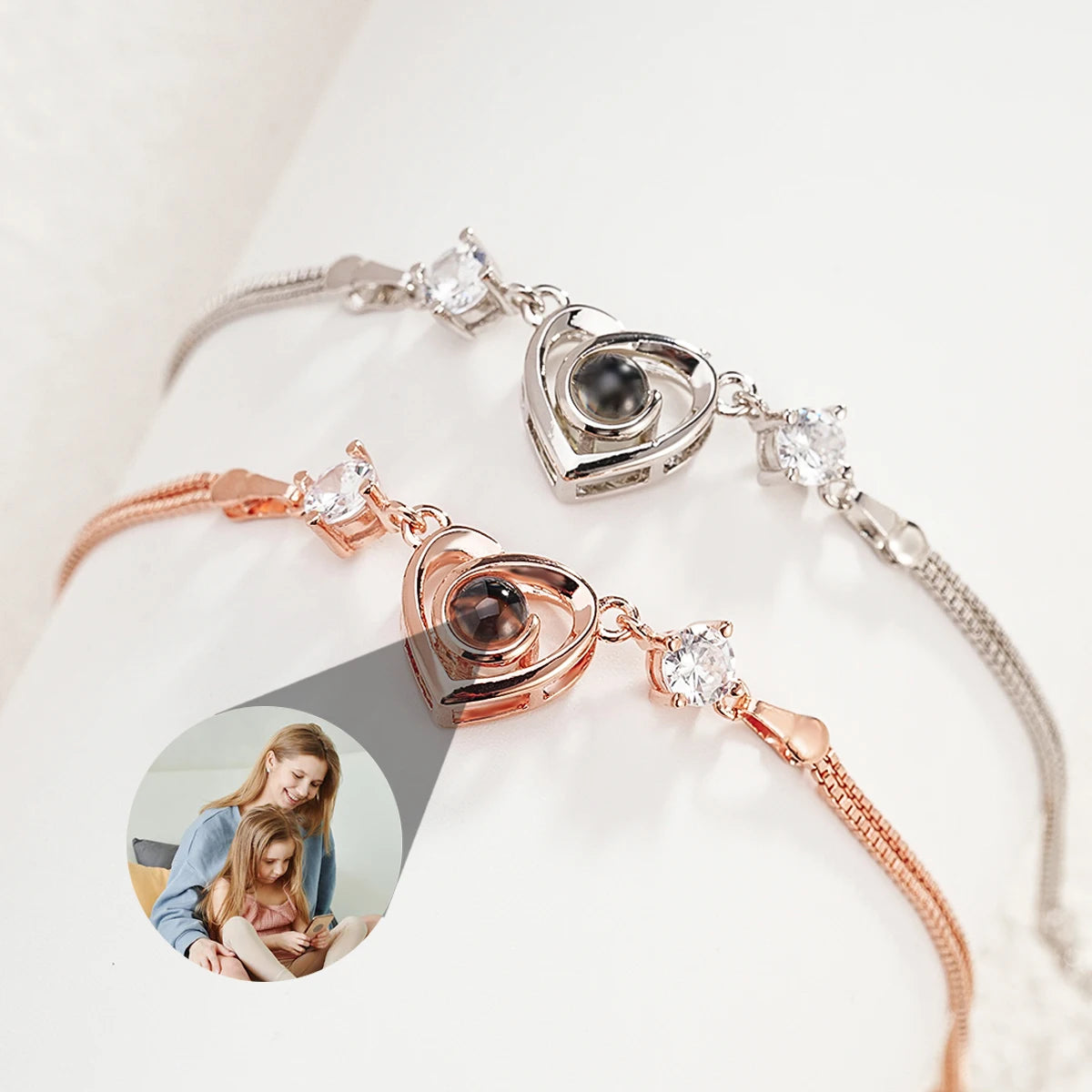 Brazalete con foto de proyección personalizada