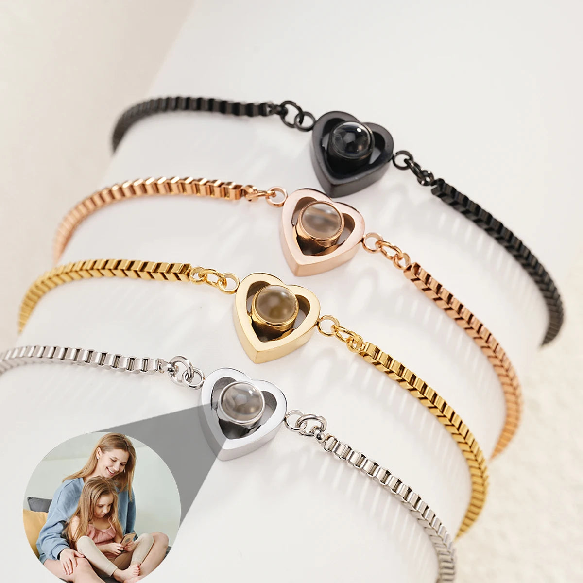 Brazalete con foto de proyección personalizada