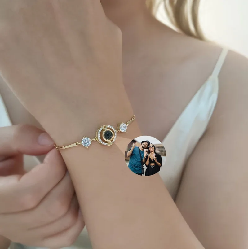 Brazalete con foto de proyección personalizada