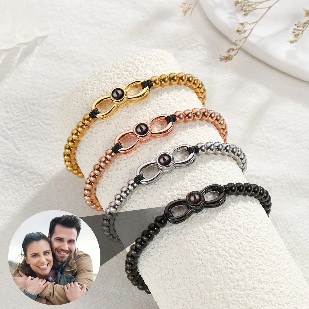 Brazalete con foto de proyección personalizada