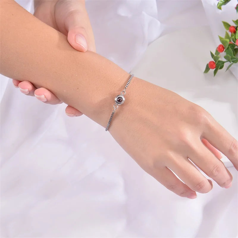 Brazalete con foto de proyección