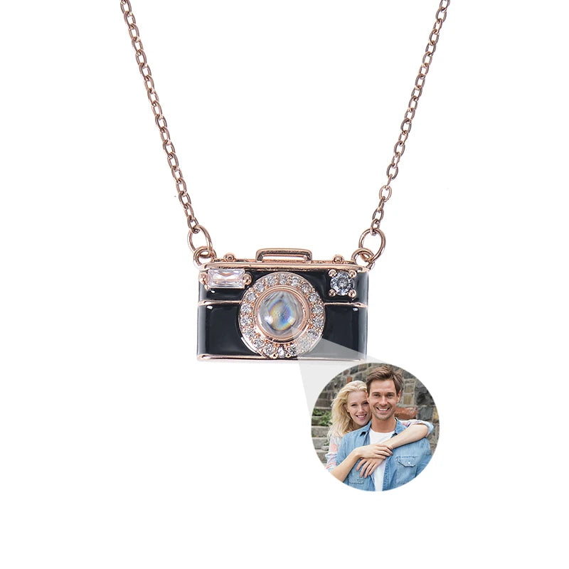 Collar Cámara con Foto de Proyección Personalizada