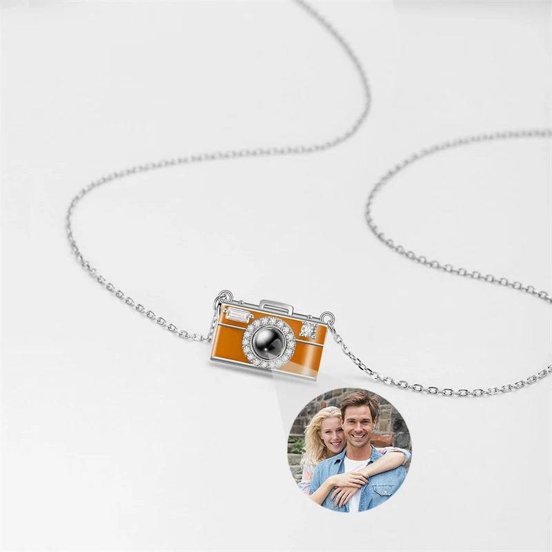 Collar Cámara con Foto de Proyección Personalizada