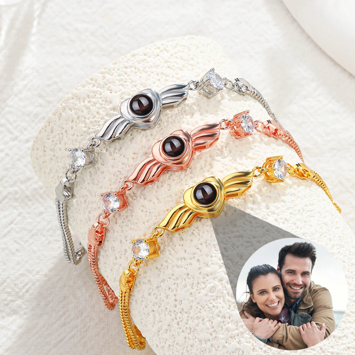 Brazalete con foto de proyección personalizada
