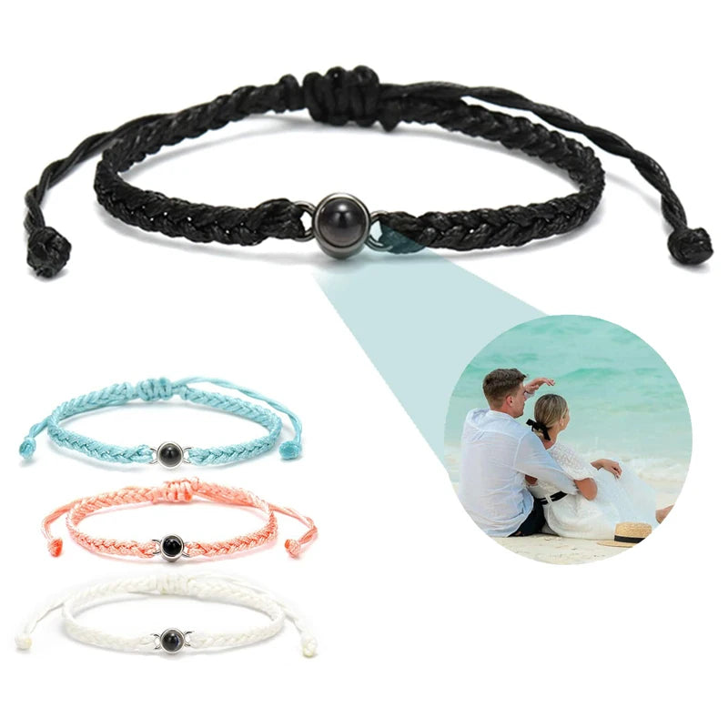 Pulsera con foto personalizada de proyección