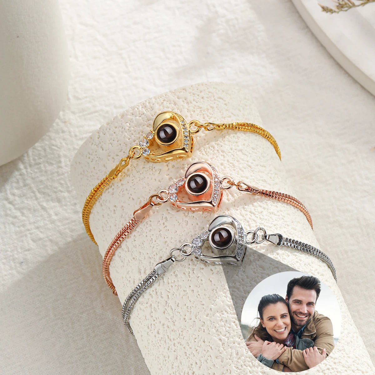 Brazalete con foto de proyección personalizada