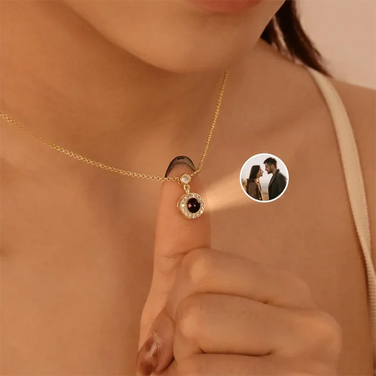 Collar con foto de proyección personalizada